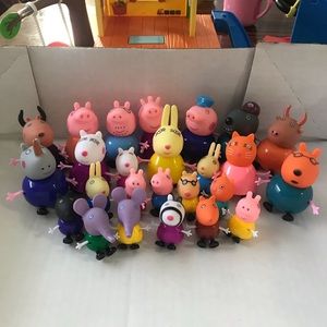 Peppa Pig figures lot